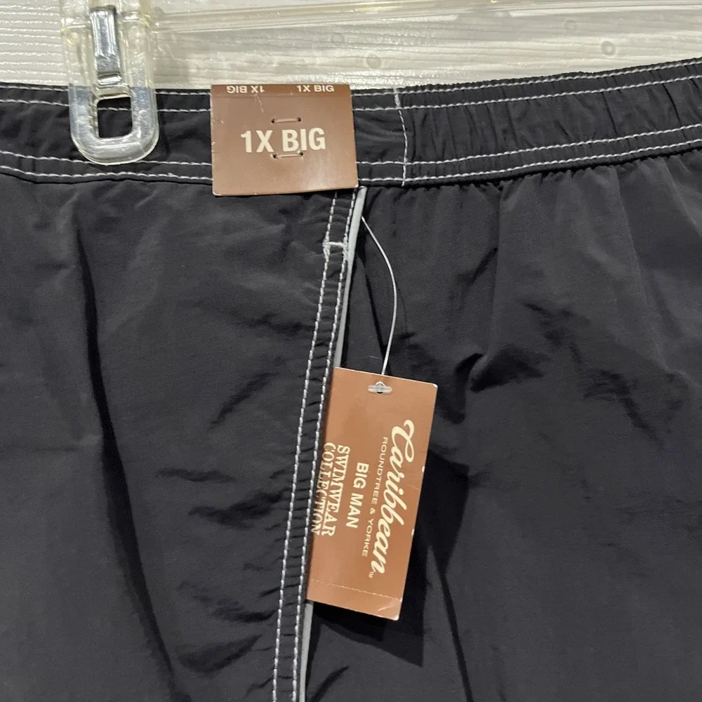 Roundtree & Yorke Swim Trunks Size 1X Big Man Caribbean‎ Vacation